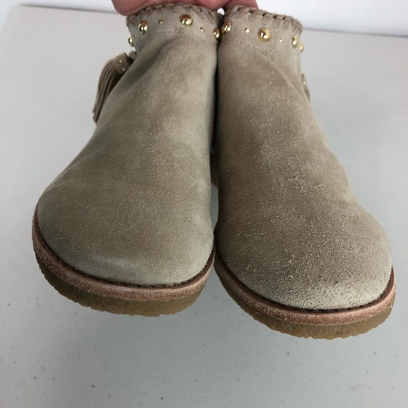 Kate Spade Brown Suede Ankle Boots Size 9M - Picture 5 of 8